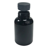 Pote Para Cápsulas Pet 200ml C Tampa Lacre 50 Unid Sabor Ambar