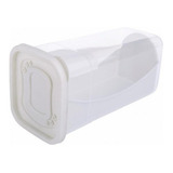 Pote Porta Biscoito Bolacha Torradas Plástico 21 5x10 5cm