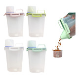Pote Porta Mantimentos Dispenser Com Tampa Hermético
