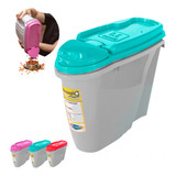 Pote Porta Ração Petiscos Portátil P Cães E Gatos 3 5 L
