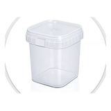Pote Quadrado C Lacre 220ml Bolo No Pote 50un