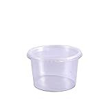 Pote Redondo Descartável Rioplastic C Tampa 200ml 25 UN