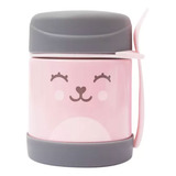 Pote Térmico Com Colher Gumy Rosa 320ml 12469 Buba
