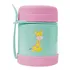 Pote Térmico Com Talher Animal Fun Girafa 320ml Buba 12122 Cor Rosa