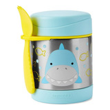 Pote Térmico Com Talher Skip Hop Zoo Tubarão 325ml