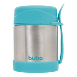 Pote Térmico De Aço Inoxidável Azul Marca Buba