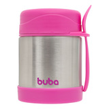 Pote Térmico De Aço Inoxidável Rosa Marca Buba