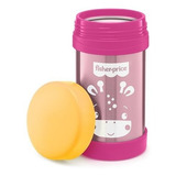 Pote Térmico Fisher Price Infantil Bebe Aço Inox 450 Ml Cor Rosa Liso