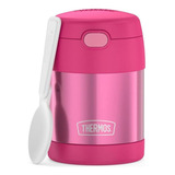 Pote Térmico Funtainer Thermos 290ml Rosa Aço Inox