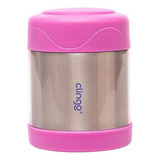 Pote Térmico Infantil Clingo C2365 Inox Antivazamento Rosa 330ml