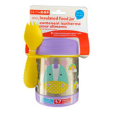 Pote Térmico Inox Skip Hop Zoo Unicórnio Com Garfinho Eua