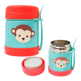 Pote Térmico Para Comida Do Bebe Buba Inox Com Talher Gumy
