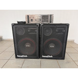 Potência Wattsom Dbs 4000 Caixas Soundtech Cx18c 400w