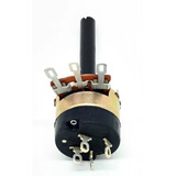 Potenciometro 2 2k Log Com Chave Constanta 23mm