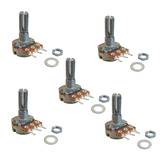 Potenciômetro 20mm Linear 5 Peças Escolha A Resistência
