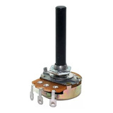 Potenciometro Carvao 10k 23mm Linear S Chave C 5pç