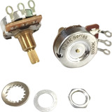 Potenciômetro Cts Para Guitarra E Baixo 500k 250k Eixo Longo