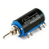 Potenciômetro Multivoltas Precisão 10k Ohm Wxd3 13 2w Eixo T