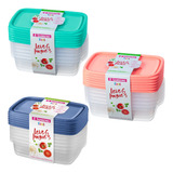 Potes Kit 12 Sanremo 785ml Freezer Microondas Hermetico