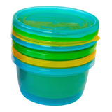 Potes Multiuso Papinha Alimentos 4 Unid Sana Babies Menino