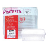 Potes Para Armazenamento De Alimentos No Freezer 350ml 30u Cor Pote Para Marmita