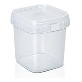 Potes Quadrados Descartáveis 220ml Bolo No Pote 100 Un