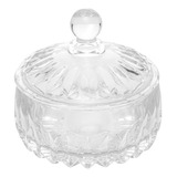 Potiche Decorativo De Cristal Louise 14cm X 14cm - Wolff