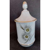 Potiche Em Porcelana Com Desenhos Florais