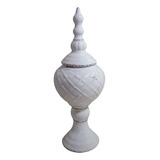 Potiche Vaso Porcelana Branco