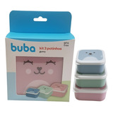 Potinhos Gumy Buba Lanche Lancheira Potes Congelar Papinha