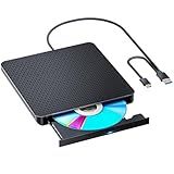 POTVMOSL Leitor Bluray Externo Compatível Com Gravador Portátil De Leitura E Gravação Compatível Com USB 3 0 E Porta Tipo C Win 7 11 Mac OS Compatível Com Leitura De BD DVD CD