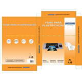 Pouch Film Para Plastificação A4 220x307x0 05mm C 100 Un