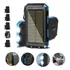 Power Bank 20000mah C/ Solar De Carregamento Bússola + 2leds