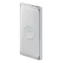 Power Bank Carregador Portátil 10000mah Indução Samsung Cor Prata