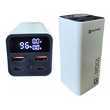 Power Bank Turbo 100w 20000mah Para Macbook E Notebook Cor Branco