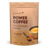 Power Coffee Chai Puravida 180g Com Tcm Coenzima Q10