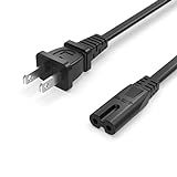 Power Cord Cable Fit For Xbox 360 Slim, Xbox One, Xbox 360 E, Xbox 360 Arcade, Xbox 360 Pro, Xbox 360 Elite, Sony Ps4 Pro Replacement