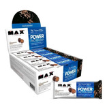 Power Protein Bar 41g Display Com 12 Unid Max Titanium Sabor Dark Chocolate Truffle