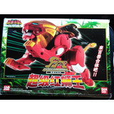 Power Ranger Megazord Leão Vermelho Grande Força Animal Novo