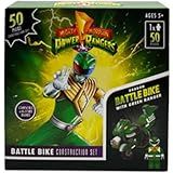 Power Rangers Hasbro Mighty Morphin 50 Peças Conjuntos De Construção De Bicicleta De Batalha - (ranger Verde)