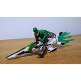 Power Rangers Mystic Force Bandai Ranger Verde C/ A Moto 