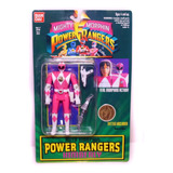 Power Rangers Rosa Vira Cabeça Boneco