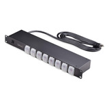 Power Strip Startech com 8 Tomadas Rack Mount Pdu 1u 15a