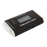 Power Supply Tester Testador Digital Fonte Pc Preto