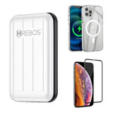 Powerbank Magnético Capa Magnética P iPhone Película