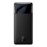 Powerbank Portátil Baseus 10000mah 15w Display Digital Carga Rápida Preto