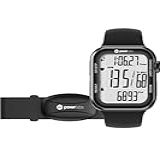 Powr Labs Pulseira Peitoral Monitor De Frequência Cardíaca E Amostra Esportiva Para Exercícios De Rastreamento Frequência Cardíaca Passos Relógio Esportivo HRM Com Pedômetro
