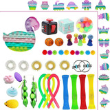 Pppara 41 Unidades Do Kit Fidget Toys Bolas Magnéticas