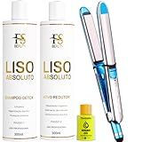 Prancha Chapinha Profissional Nano Titanium 465F Progressiva Fs Beauty Argan