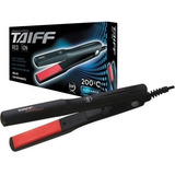 Prancha De Cabelo Alisadora Chapinha Elegance Red Íon Profissional 200ºc Bivolt Cor Preto 110v/220v Taiff